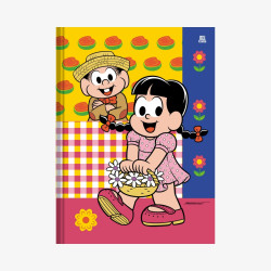 Caderno Brochura Chico Bento Costurado 80 Fls