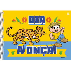 Caderno Cartografia e Desenho Chico Bento Espiral 60fls