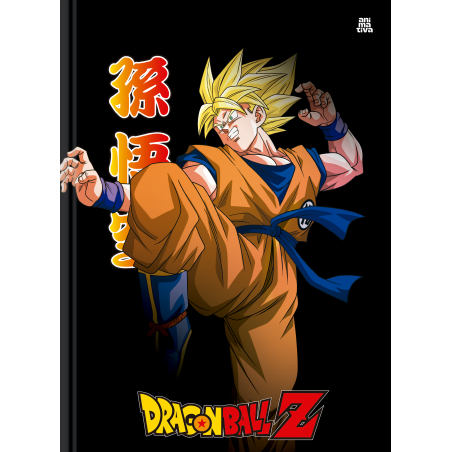 Caderno Brochura Pequeno Dragon Ball Costurado 80 Fls