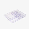 Kit Organizador modular cristal 06 Pçs