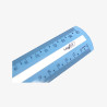 Régua de 15cm guia de leitura azul