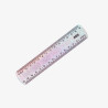 Régua de 15cm new line holografica glitter