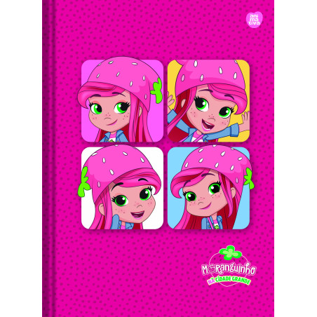 Caderno Brochura Pequeno Moranguinho Costurado 80 Fls