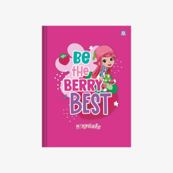 Caderno Brochura Pequeno Moranguinho Costurado 80 Fls