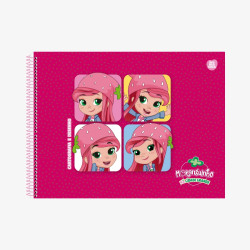 Caderno Cartografia e Desenho Moranguinho Espiral 60 Fls