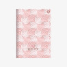Caderno Brochura Pequeno Rosa Rose Costurado Flexível 80 Fls