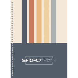 Caderno Universitário SharpDash 1 Matéria 80 Fls