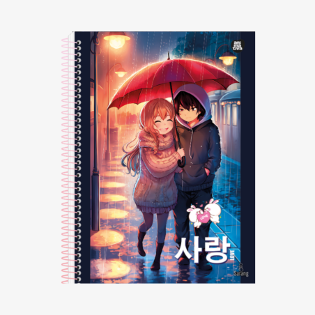 Caderno Universitário Sarang Capa Dura 10 Matérias 160 Fls