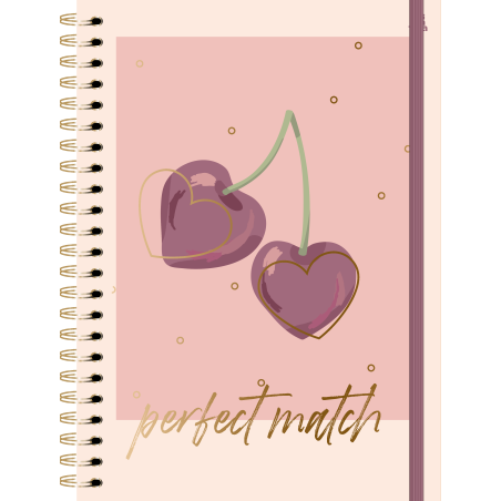 Caderno Universitário Larissa Manoela Doce Romance Espiral 1 Matéria 80 Fls