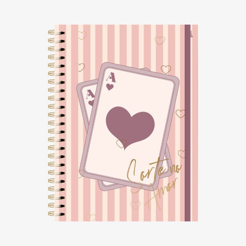 Caderno Universitário Larissa Manoela Doce Romance Espiral 1 Matéria 80 Fls