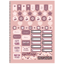 Caderno Universitário Larissa Manoela Doce Romance Espiral 1 Matéria 80 Fls