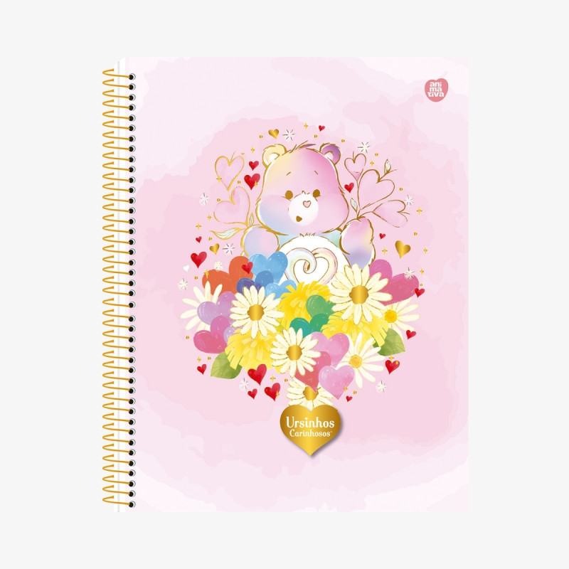 Caderno Universitário Ursinhos Carinhosos 10 Matérias 160 Fls