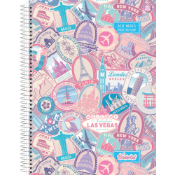 Caderno Universitário Wanderlust Larissa Manoela Espiral 10 Matérias 160 Fls