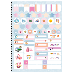 Caderno Universitário Wanderlust Larissa Manoela Espiral 10 Matérias 160 Fls