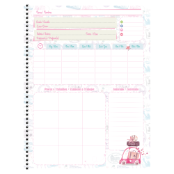 Caderno Universitário Wanderlust Larissa Manoela Espiral 10 Matérias 160 Fls