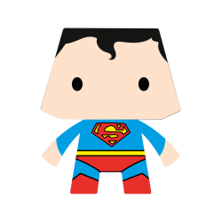 Brinquedo para montar - PAPER TOYS DC COMICS C/10