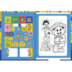 Caderno Chico Bento - Brochurão Costurado 1/1 – 80 Fls