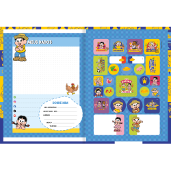 Caderno Chico Bento - Brochurão Costurado 1/1 – 80 Fls