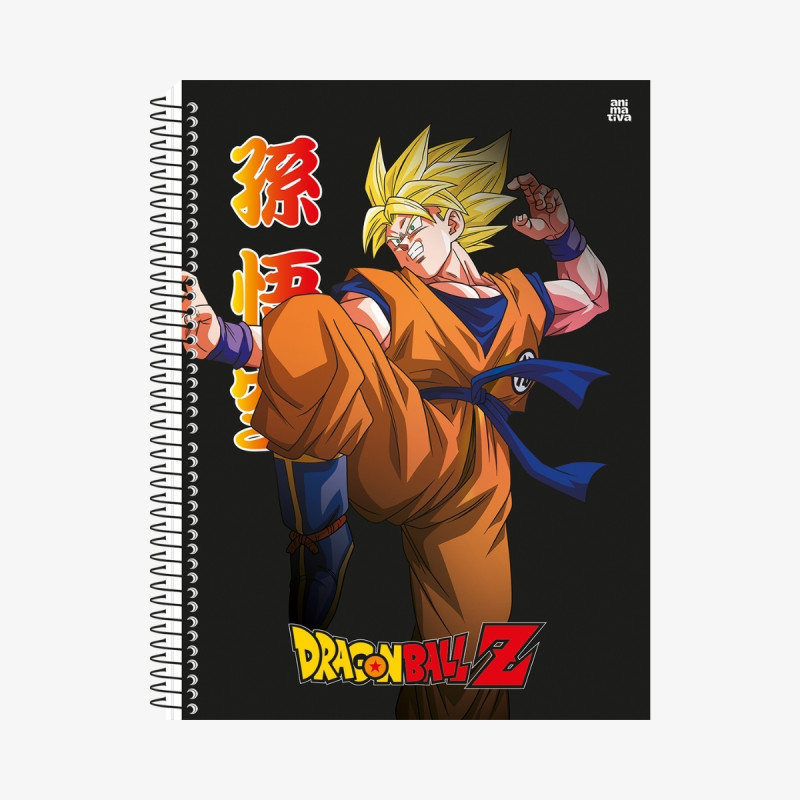 Caderno Dragon Ball - Universitário - Espiral 80 Fls