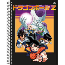 Caderno Dragon Ball - Universitário - Espiral 80 Fls