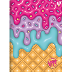 Caderno Memórias da Lari - Brochura 1/1 - Costurado – 80 Fls