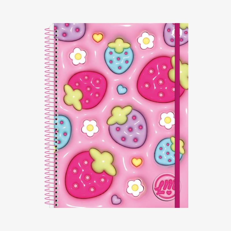 Caderno Memórias da Lari Universitário - Espiral 10M 160 Fls