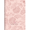 Caderno Rosa Rosé - Brochura 1/4 Costurado Flexível – 80Fls