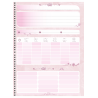 Caderno Universitário 1M Rosa Rose - Espiral 80fls