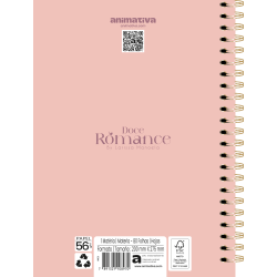Caderno Universitário Larissa Manoela Doce Romance 10M - Espiral - 160fls
