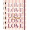 Caderno Universitário Larissa Manoela Doce Romance 1M - Espiral - 80fls