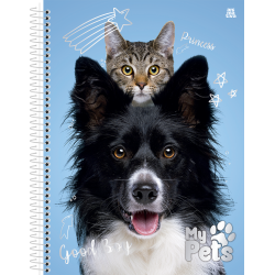 Caderno Universitário My Pets 10M  - 160fls