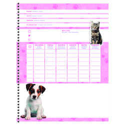 Caderno Universitário My Pets 10M  - 160fls