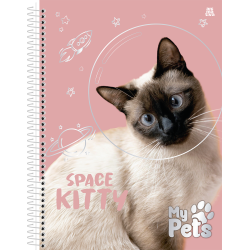 Caderno Universitário My Pets 1M  - 80fls