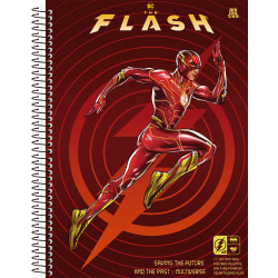 Caderno Universitário The Flash 1M  - Espiral - 80fls