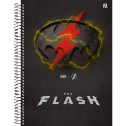 Caderno Universitário The Flash 1M  - Espiral - 80fls