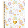 Caderno Universitário Ursinhos Carinhosos 10M - 160Fls