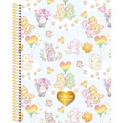 Caderno Ursinhos Carinhos 1M - Espiral 80fls
