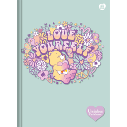 Caderno Ursinhos Carinhosos - Brochura 1/1 - Costurado – 80 Fls