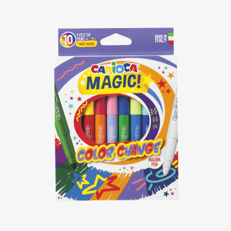 CANETA HIDROGRÁFICA MAGIC COLOR CX 10UN CARIOCA