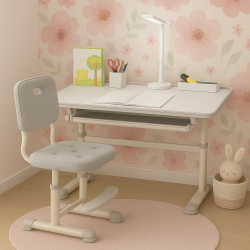 Conjunto Mesa e Cadeira para Home Office ou Estudos | Study