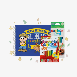 Kit Escolar Criativo Chico Bento