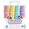MARCADOR DE TEXTO PASTEL CORES SORTIDAS  - CARIOCA
