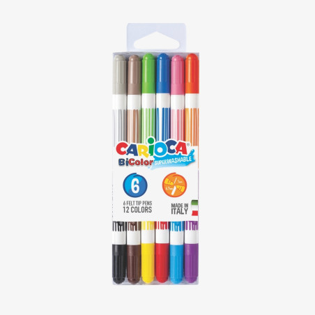 CANETA HIDROGRÁFICA BICOLOR CX  - CARIOCA