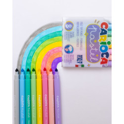 CANETA HIDROGRÁFICA CX 08UN CARIOCA PASTEL