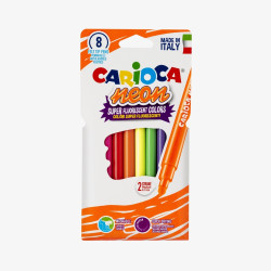 CANETINHA HIDROGRÁFICA CX 08UN - CARIOCA NEON