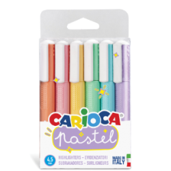 Marcador de Texto KIT C/ 3 Cores Sortidas - CARIOCA