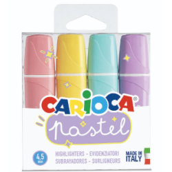 Marcador de Texto KIT C/ 3 Cores Sortidas - CARIOCA