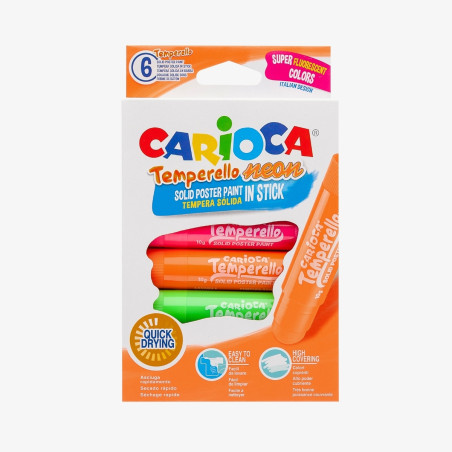 TINTA GUACHE NEON TEMPERELLO -  CARIOCA