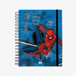 Caderno Colegial Homem Aranha Smart C/ Fechamento em Elástico 80 Fls