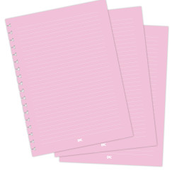 Caderno Lotso Smart Universitário C/ Fechamento em Elástico 1 Matéria 80 Fls